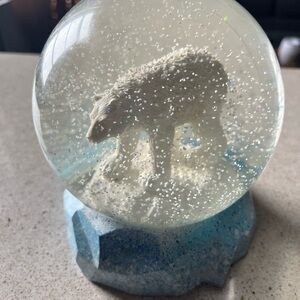 Snow Globe with Polar Bear Figurine